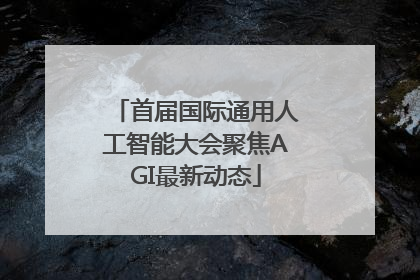 首届国际通用人工智能大会聚焦AGI最新动态