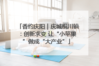 香约庆阳｜庆城桐川镇：创新求变 让“小苹果”做成“大产业”