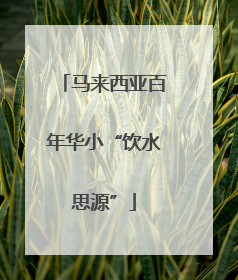 马来西亚百年华小“饮水思源”