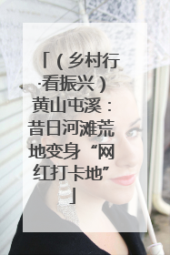 （乡村行·看振兴）黄山屯溪：昔日河滩荒地变身“网红打卡地”