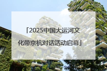 2025中国大运河文化带京杭对话活动启幕