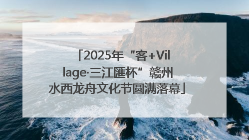 2025年“客+Village·三江匯杯”赣州水西龙舟文化节圆满落幕