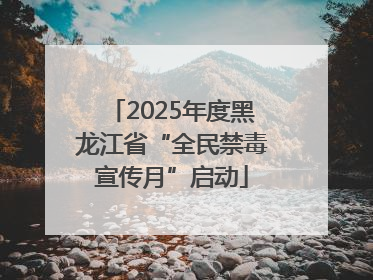 2025年度黑龙江省“全民禁毒宣传月”启动