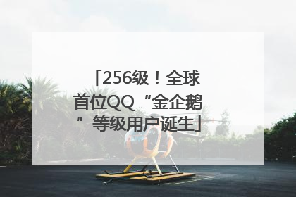256级！全球首位QQ“金企鹅”等级用户诞生