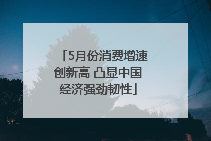 5月份消费增速创新高 凸显中国经济强劲韧性
