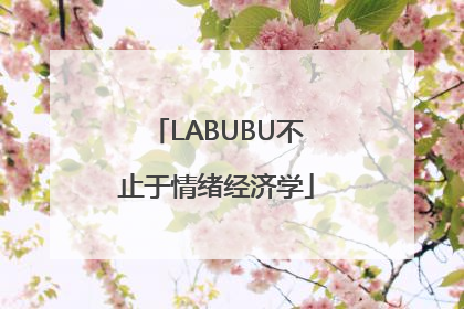 LABUBU不止于情绪经济学